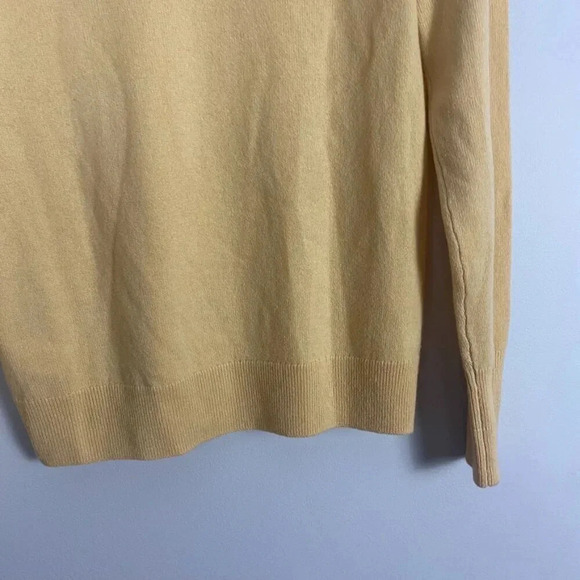 Everlane Yellow 100% Cashmere Crew Neck Sweater - Picture 11 of 12